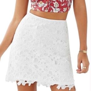 UO Kimchi Blue Lace Eyelet Skirt